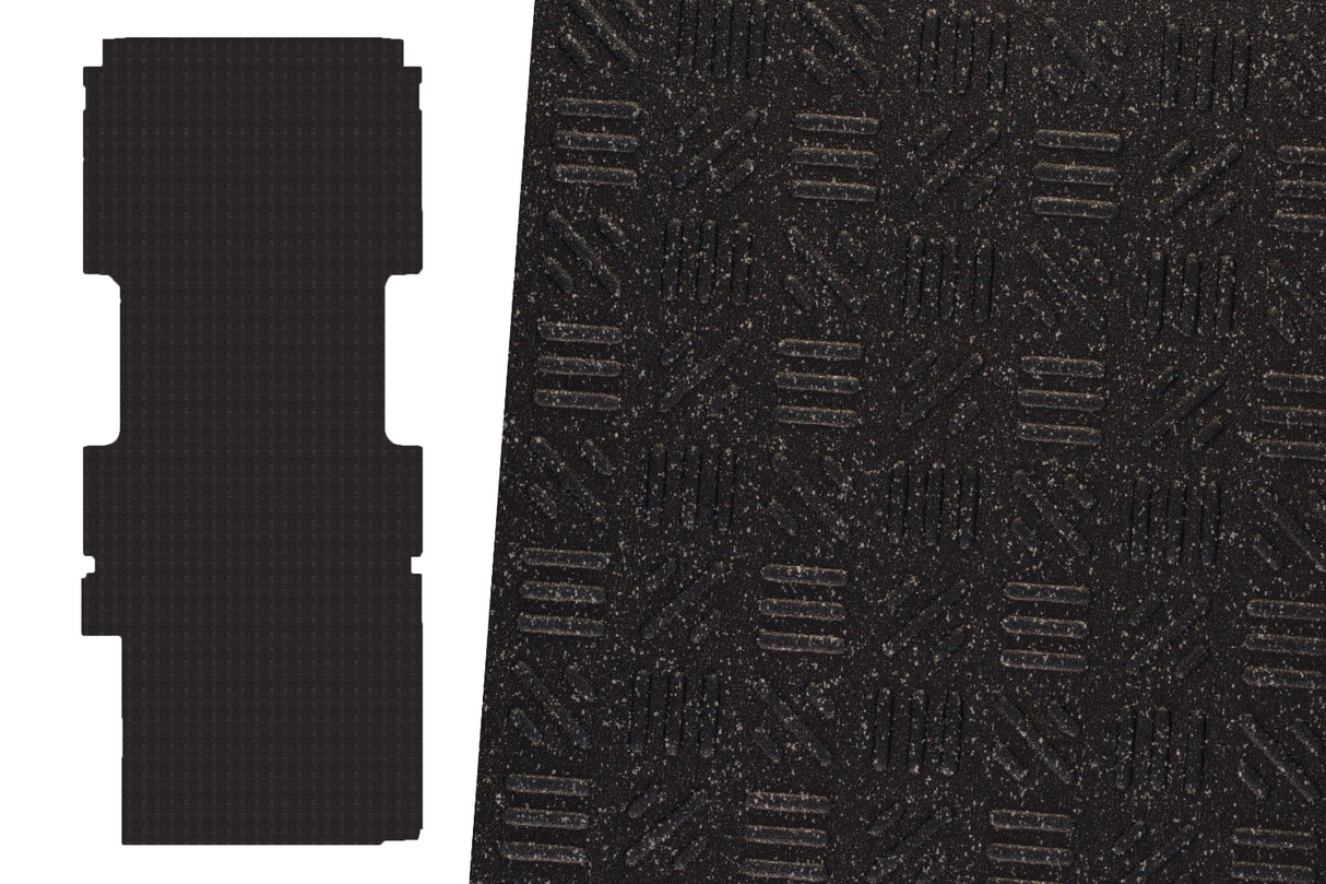 2tec2/Lonseal Pre-cut Van Flooring 2015+ Ford Transit 148 Dual (Smokey Black) - Campervan HQ