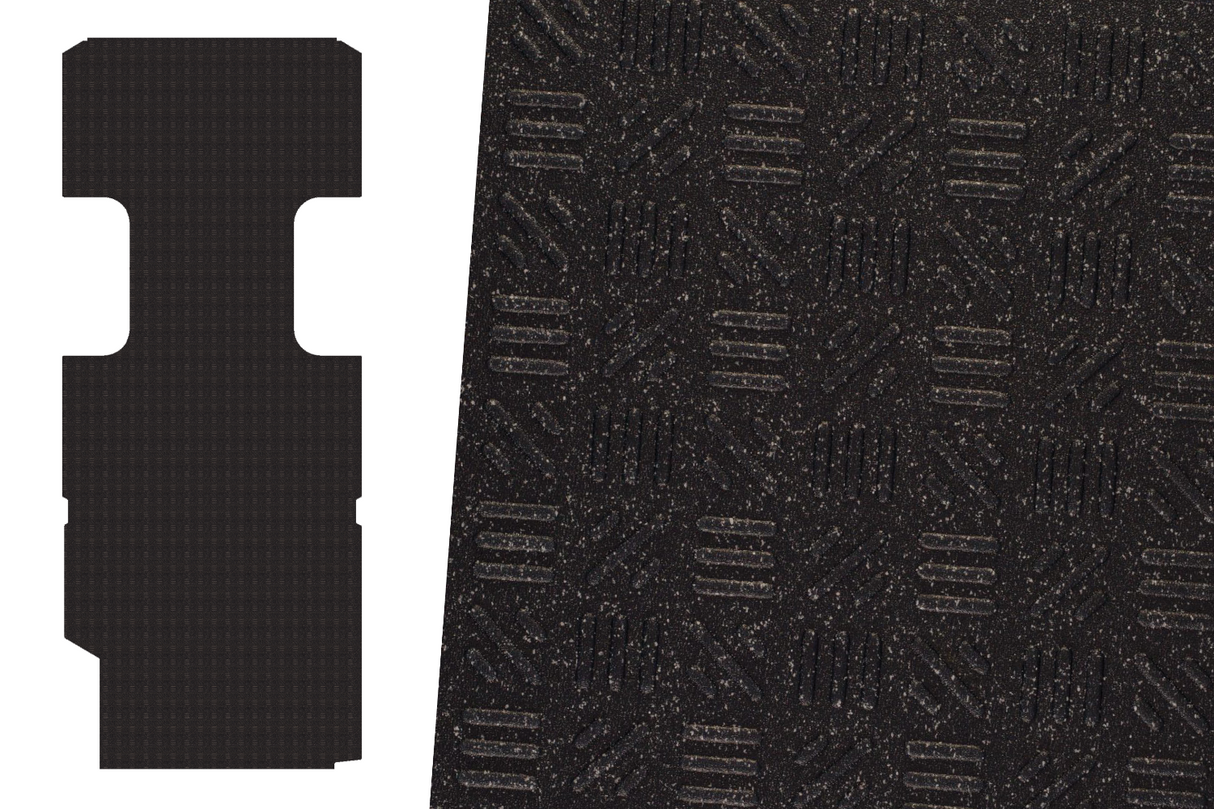 2tec2/Lonseal Pre-cut Van Flooring 2007+ Mercedes Sprinter 170 Dual (Smokey Black) - Campervan HQ