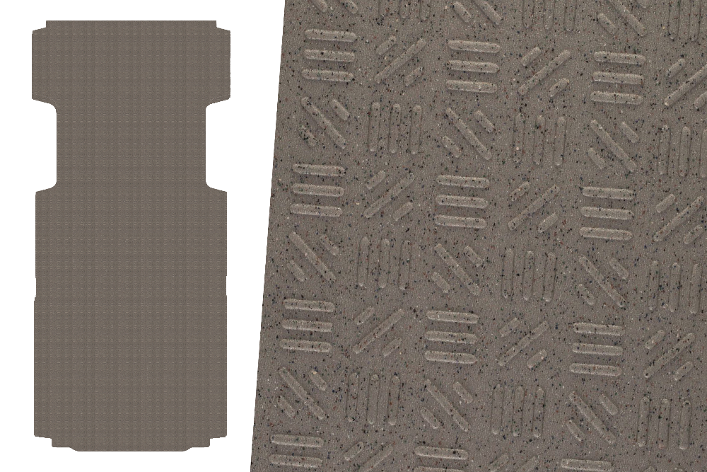 2tec2/Lonseal Pre-cut Van Flooring 2014+ Ram ProMaster 159 EXT (Moondust) - Campervan HQ