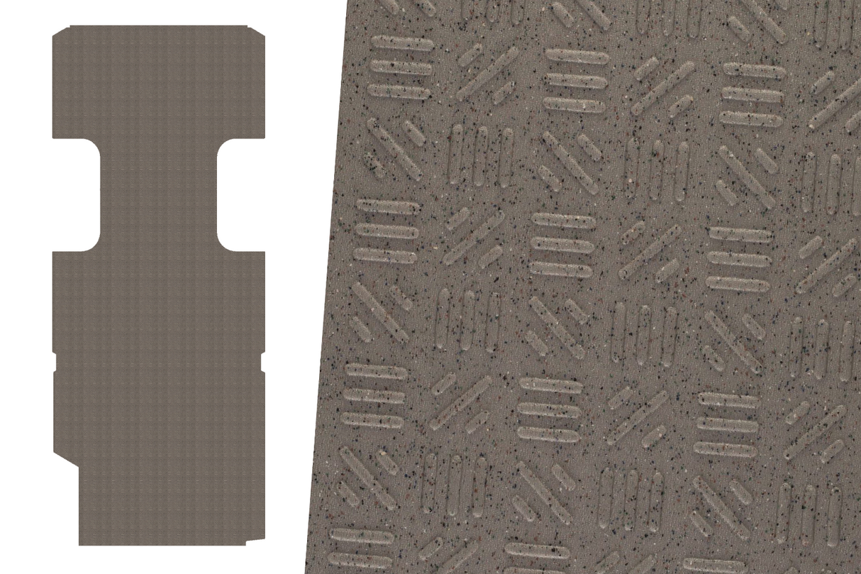 2tec2/Lonseal Pre-cut Van Flooring 2007+ Mercedes Sprinter 170 Dual (Moondust) - Campervan HQ