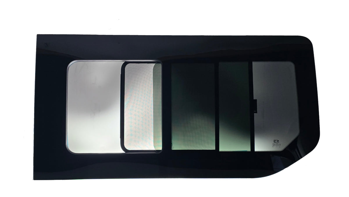 VWD 2015+ Ford Transit Driver Side Rear Quarter Slider Window - Medium / High Roof, 148" EXT WB (TL203-SE)