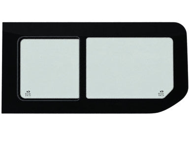 VWD TL203-SE SE-Series Sliding Van Window for Transit driver side rear quarter, product view