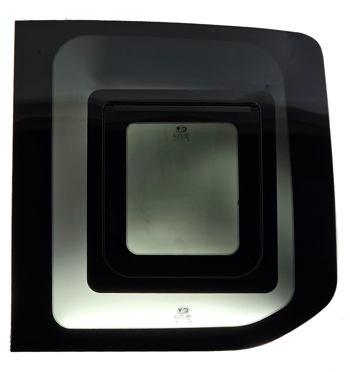 VWD 2015+ Ford Transit Awning Window Medium / High Roof Passenger Side Rear Cargo Door (TR215-AW)