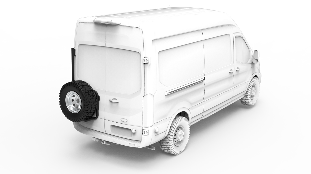 Rover Vans 2015+ Ford Transit Driver Side Tire Carrer