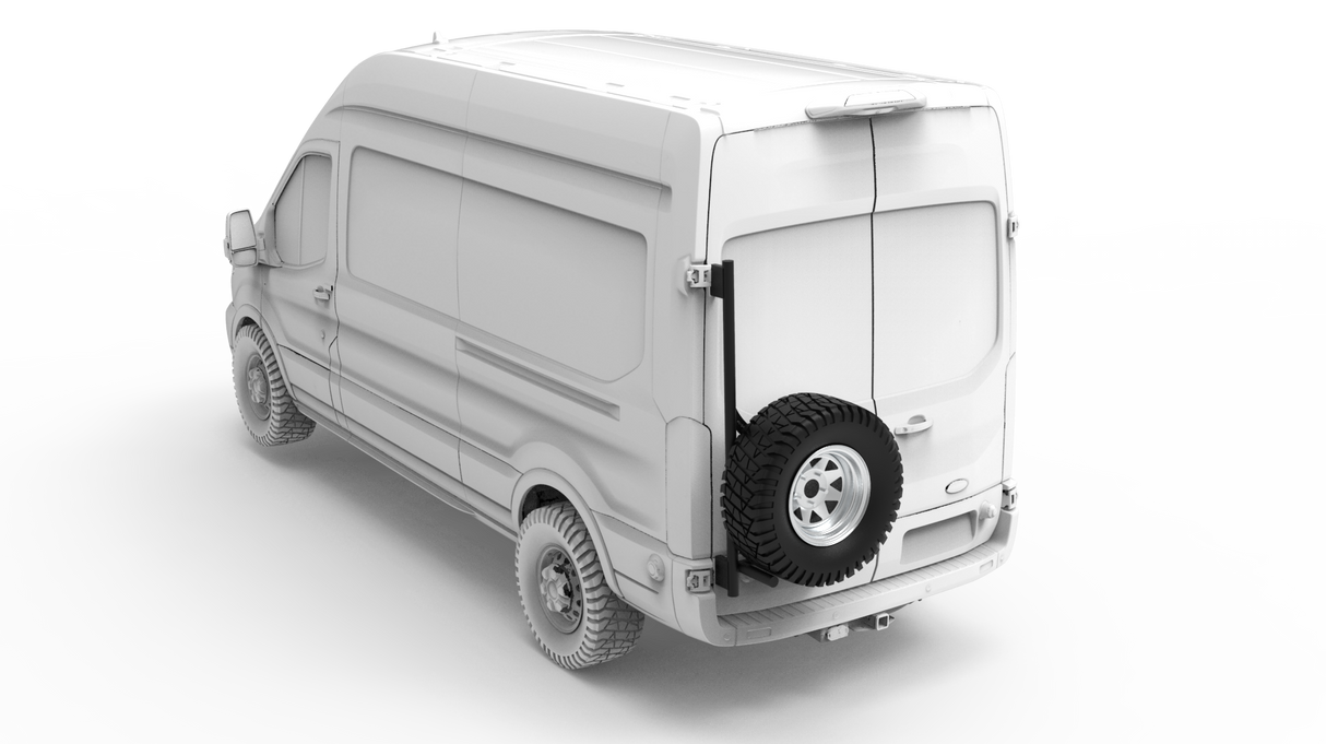 Rover Vans 2015+ Ford Transit Driver Side Tire Carrer