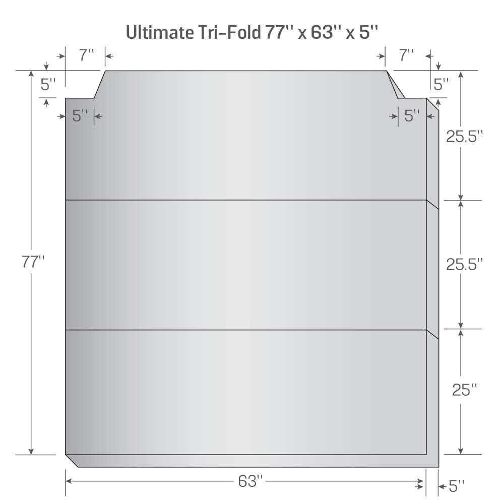 RoamRest Ultimate Tri-Fold Van Mattress