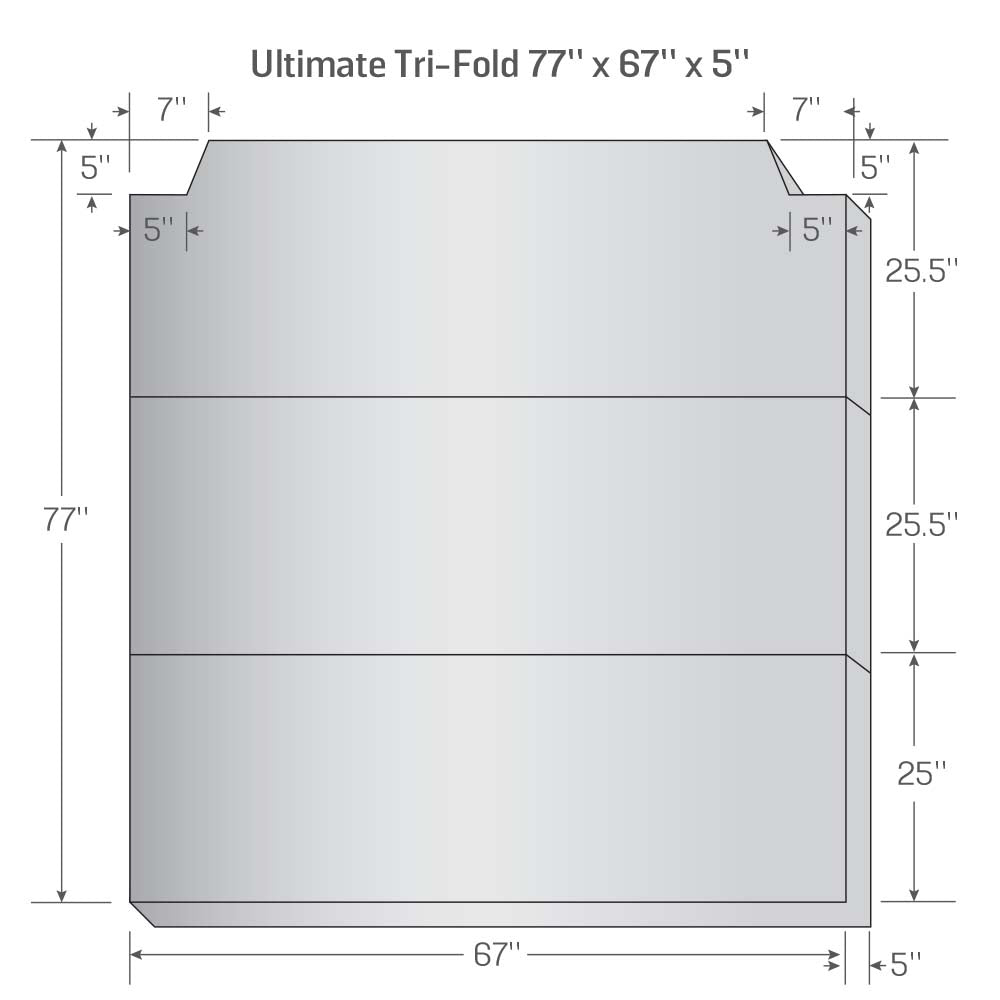 RoamRest Ultimate Tri-Fold Van Mattress