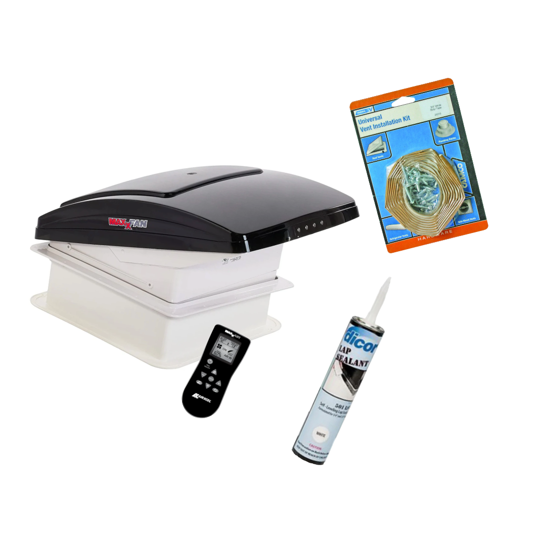 MaxxAir MaxxFan 7500K Roof Vent Fan Install Kit