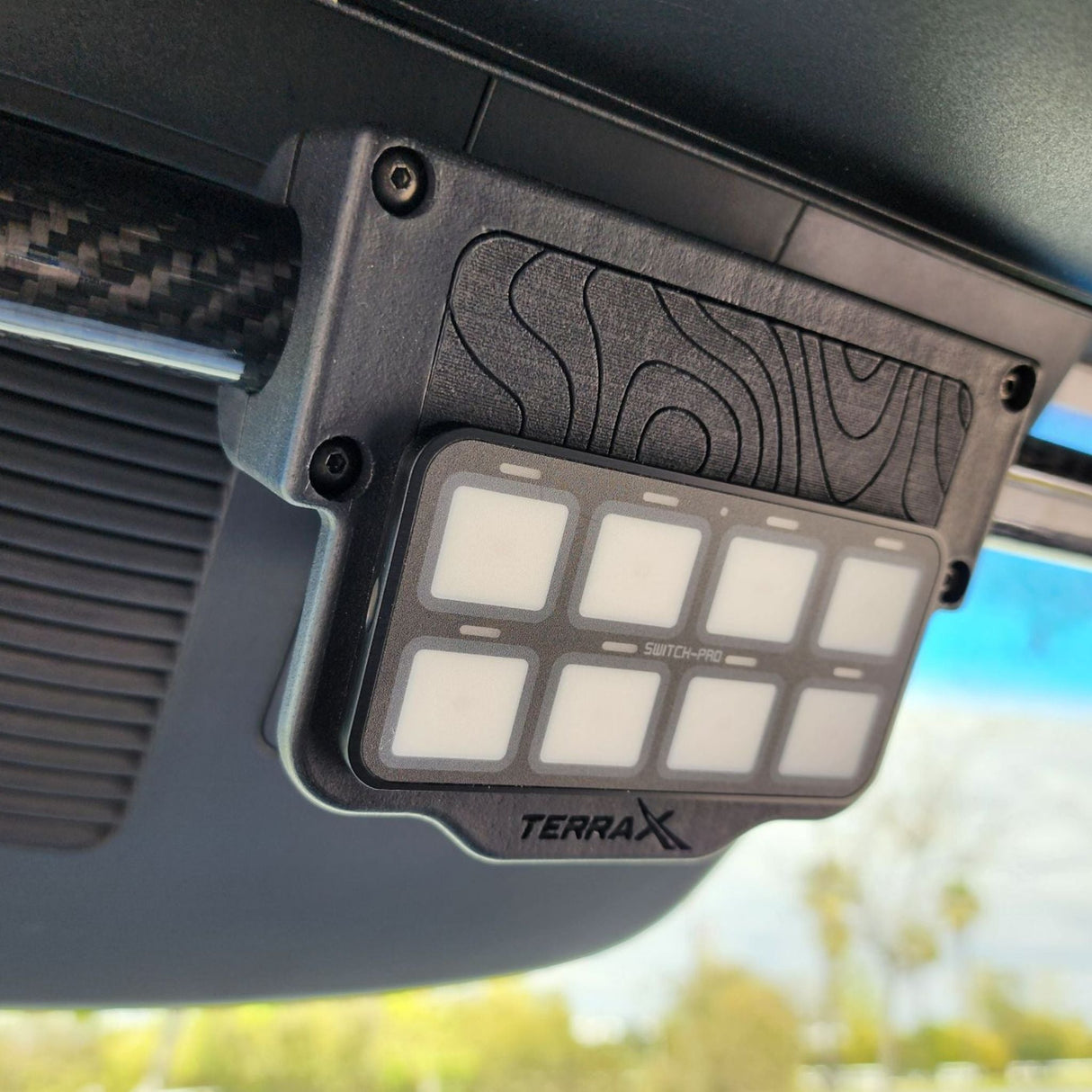 TERRA X SWITCH-PROS VISORDOK TUBE MOUNTING PLATE
