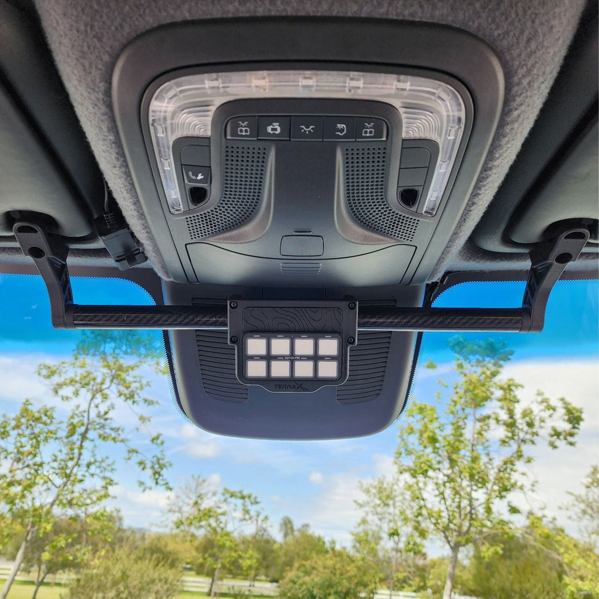 TERRA X SWITCH-PROS VISORDOK TUBE MOUNTING PLATE