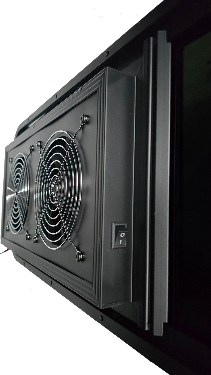 VWD Dual Fan Half-Slider Driver Side Bunk Window (VW3310LF)