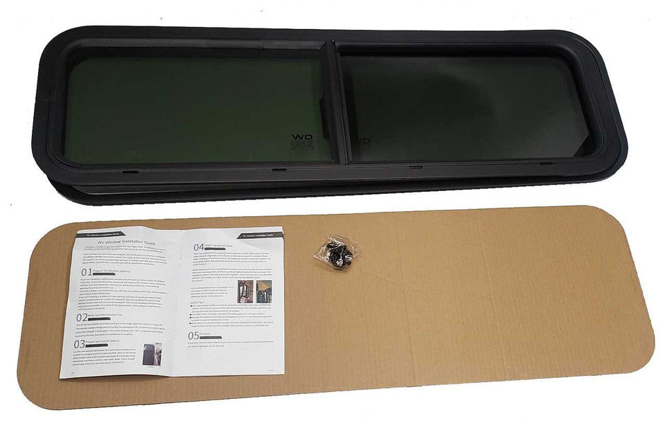 VWD Dual Fan Half-Slider Driver Side Bunk Window (VW3310LF)