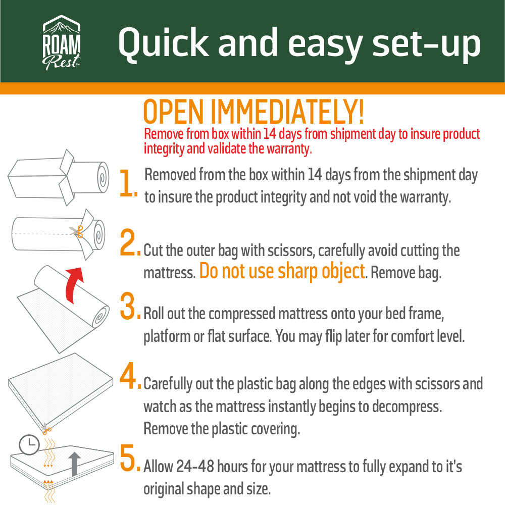RoamRest Ultimate Tri-Fold Van Mattress