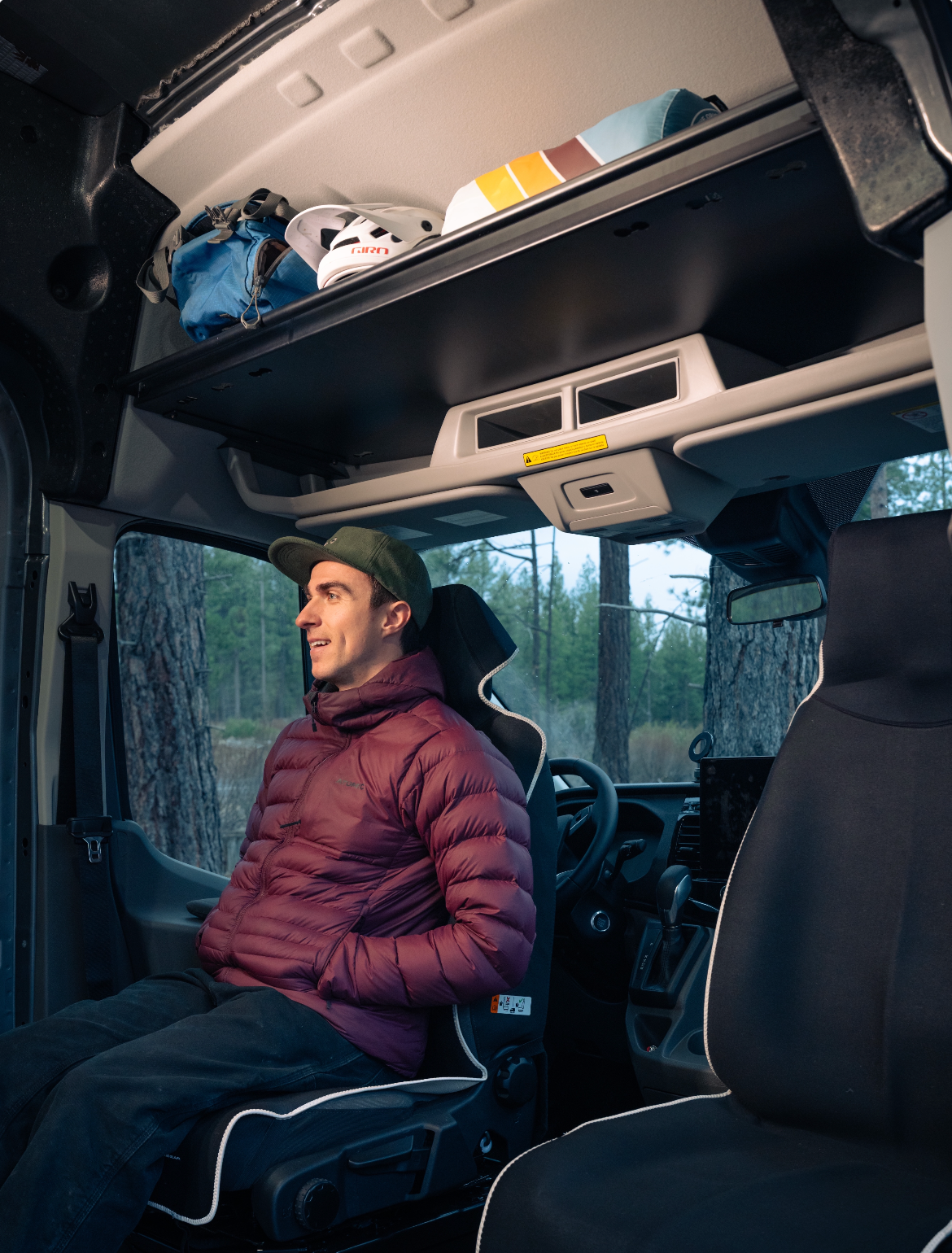 VanEssential Ford Transit Headliner Shelf