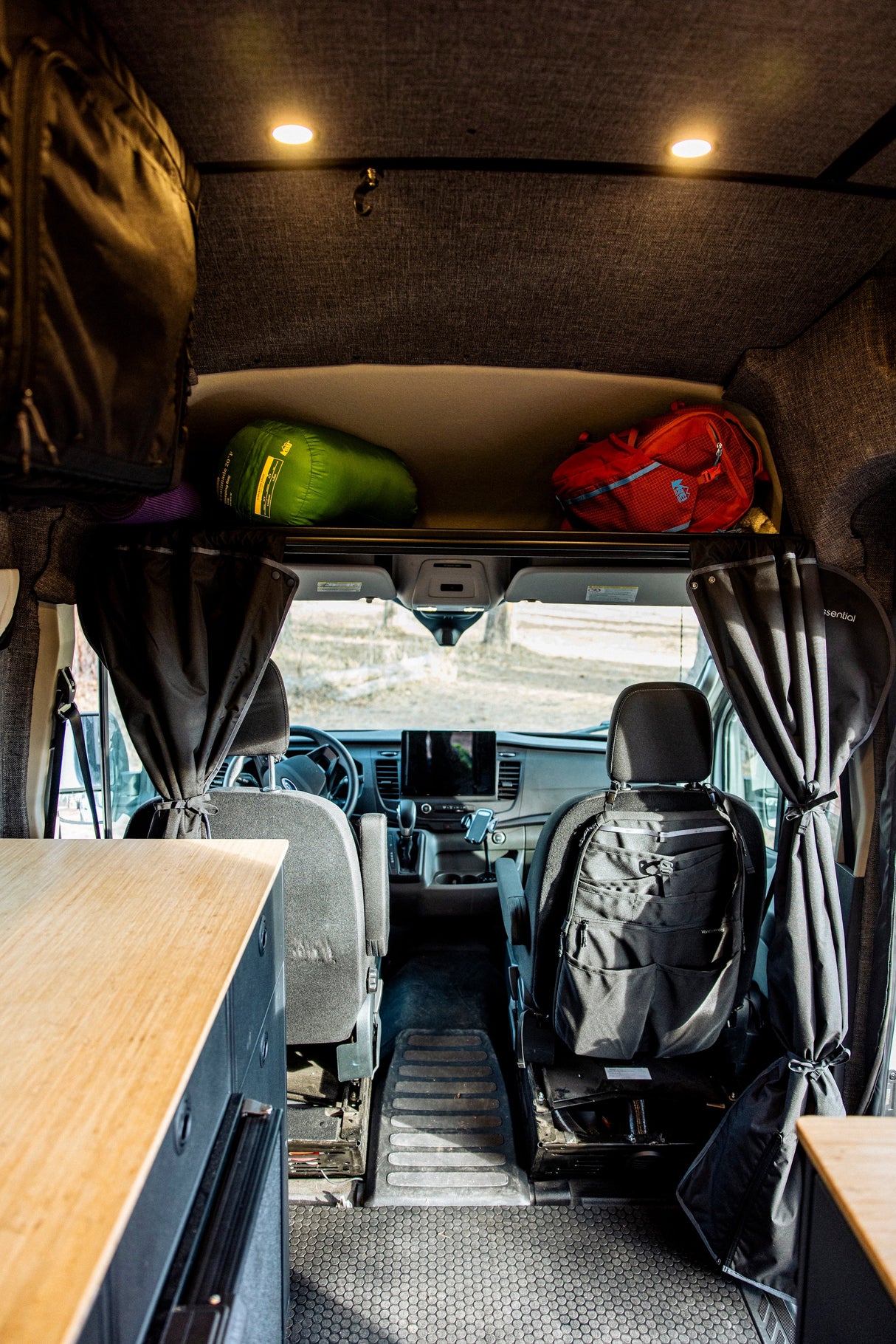 VanEssential Ford Transit Headliner Shelf