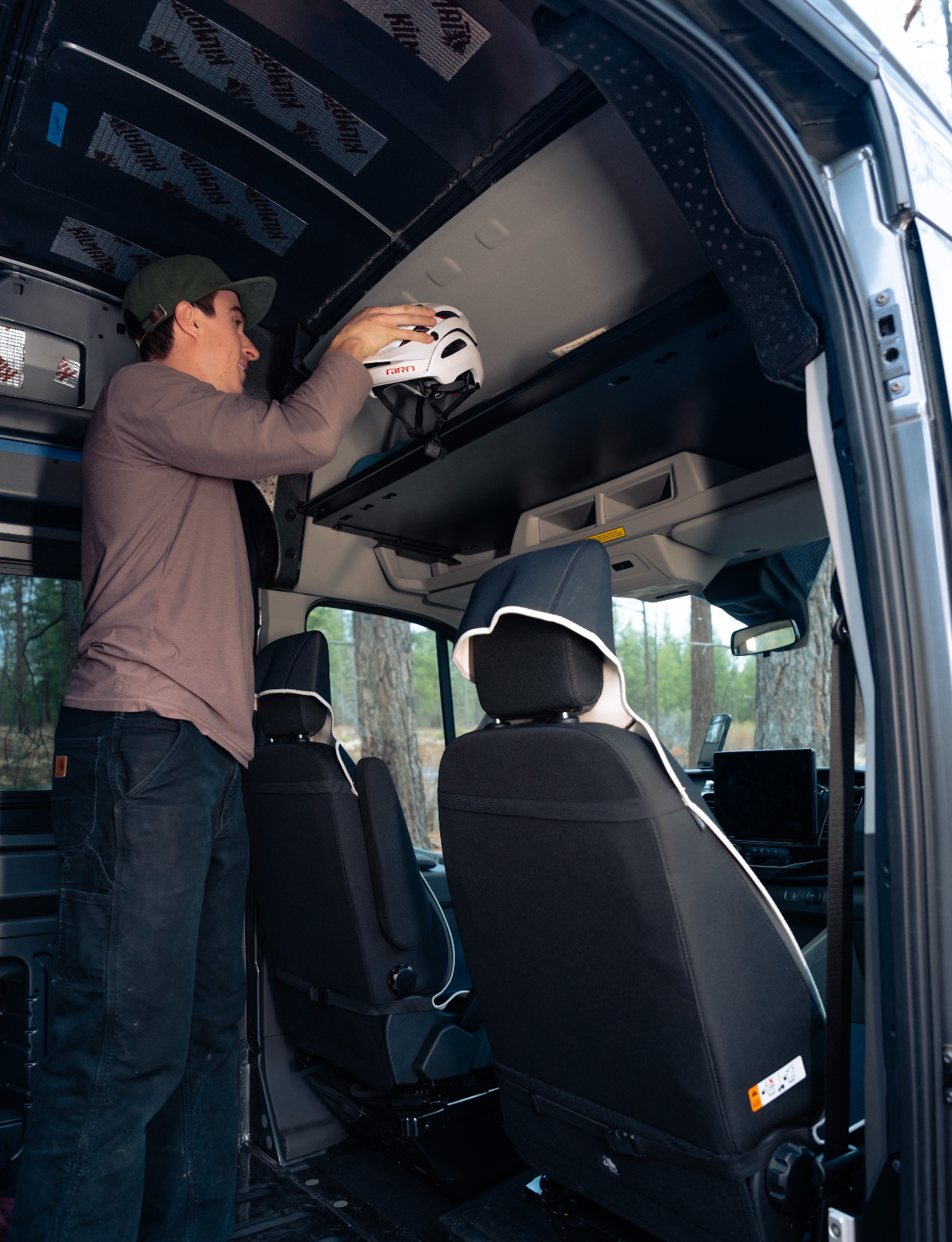 VanEssential Ford Transit Headliner Shelf
