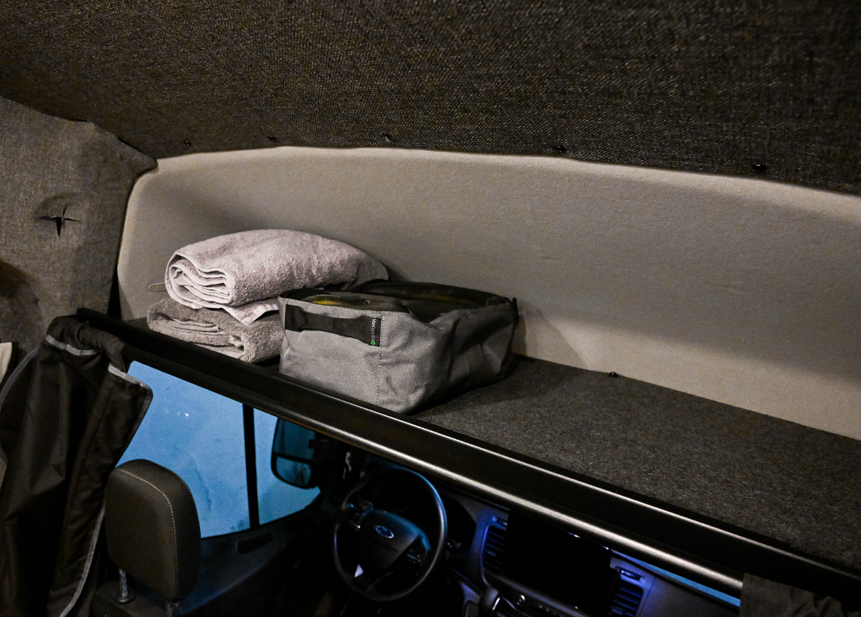VanEssential Ford Transit Headliner Shelf