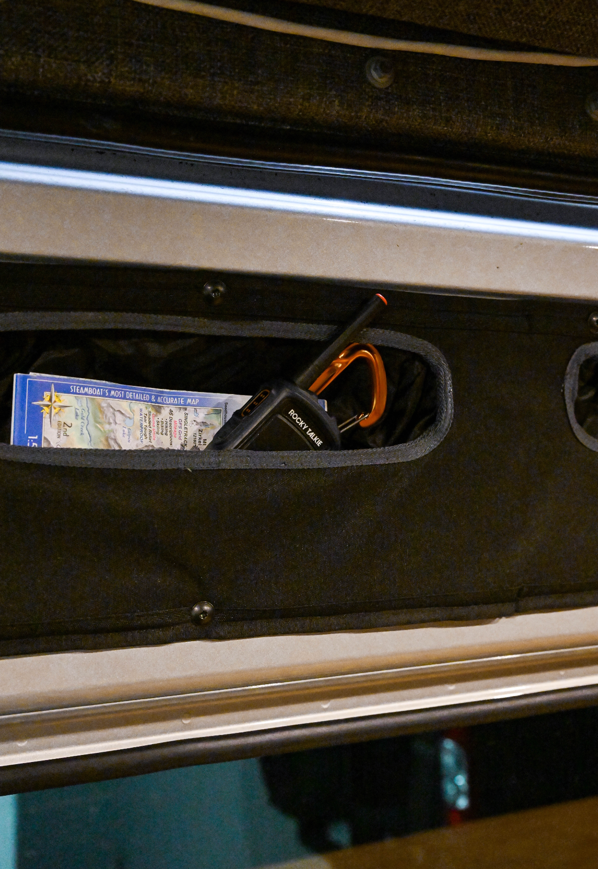 VanEssential Mercedes Sprinter Upper Sliding Door Storage Panel