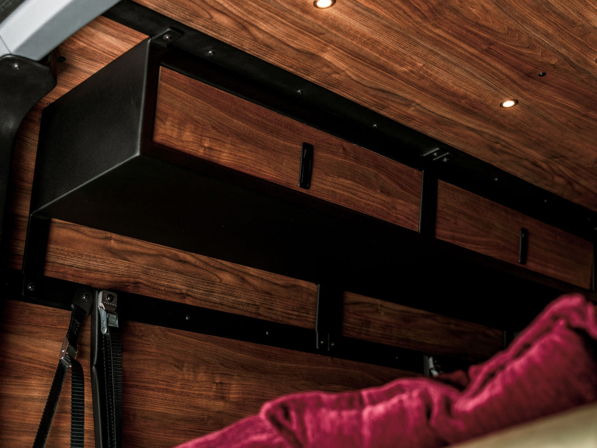 Virtus Vans 20 in. Upper Cubby - 2007+ Mercedes Sprinter Van Overhead Storage