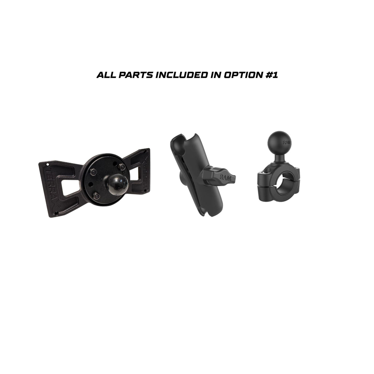 TERRA X WOLFBOX Dash Cam Visordok Tube Backplate Kit