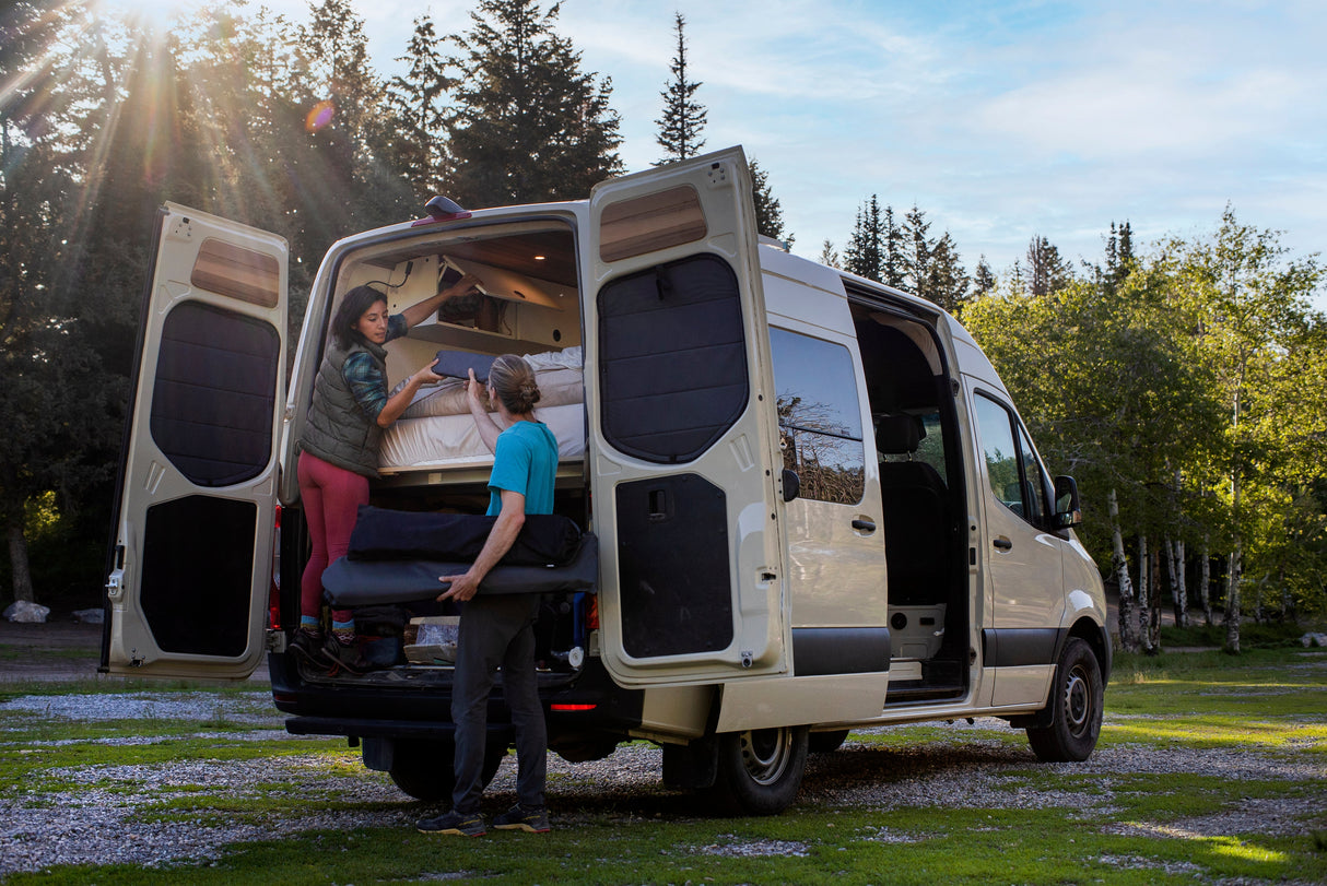 VanEssential Mercedes Sprinter Stealth Rear Door Window Covers (Pair)