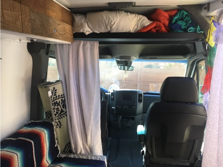 RB Components 2007-2018 / Sprinter Raised Headliner Shelf