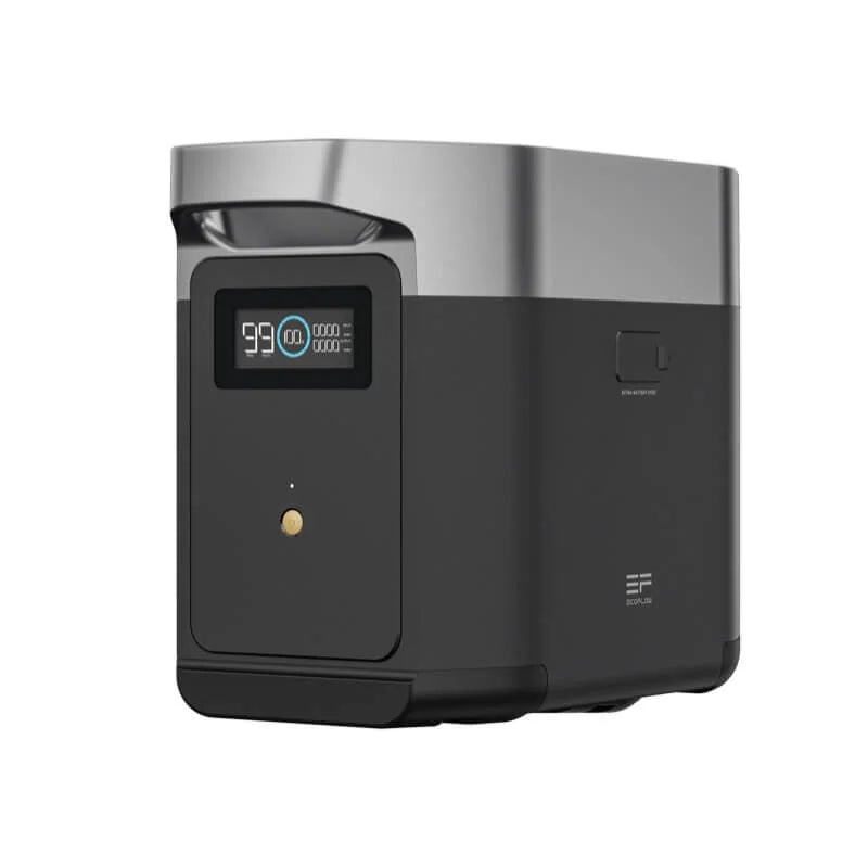 EcoFlow DELTA 2 Smart Extra Battery (Angle-Left) - Campervan HQ