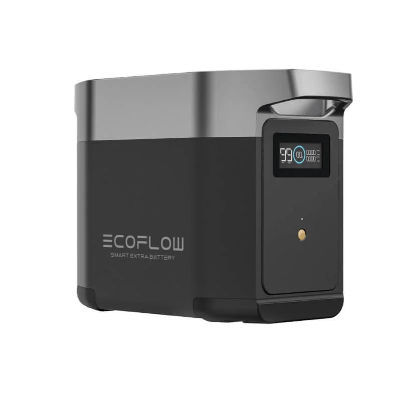 EcoFlow DELTA 2 Smart Extra Battery (Angle-Right) - Campervan HQ