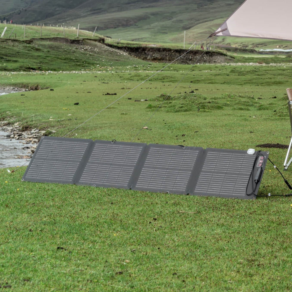 EcoFlow 110W Portable Solar Panel (Usage) - Campervan HQ