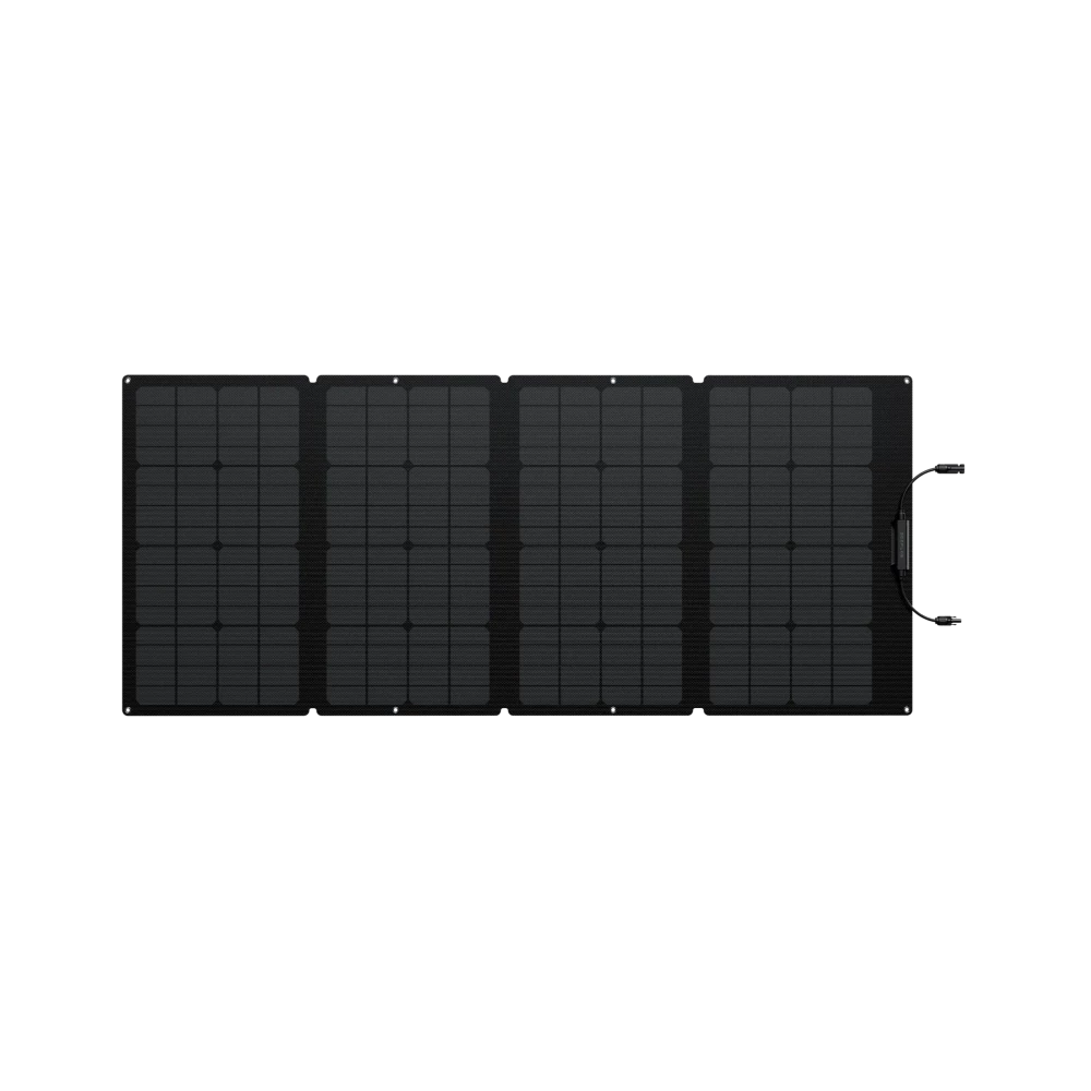 EcoFlow 160W Portable Solar Panel (Front-Upright) - Campervan HQ