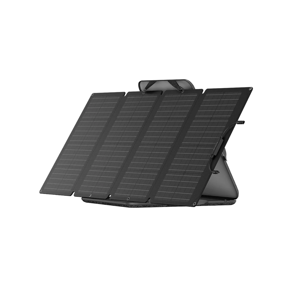 EcoFlow 160W Portable Solar Panel (Angle) - Campervan HQ