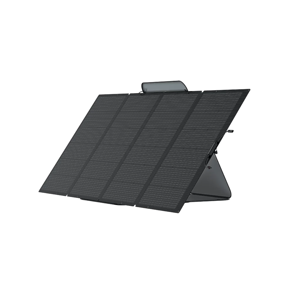 EcoFlow 400W Portable Solar Panel (Angle-Right) - Campervan HQ