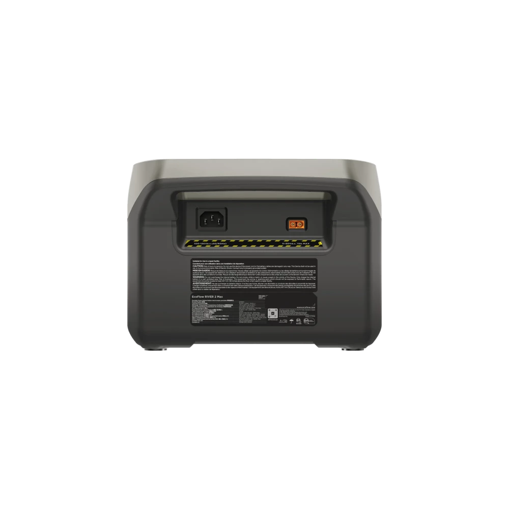 EcoFlow RIVER 2 Max Portable Power Station (Back) - Campervan HQ