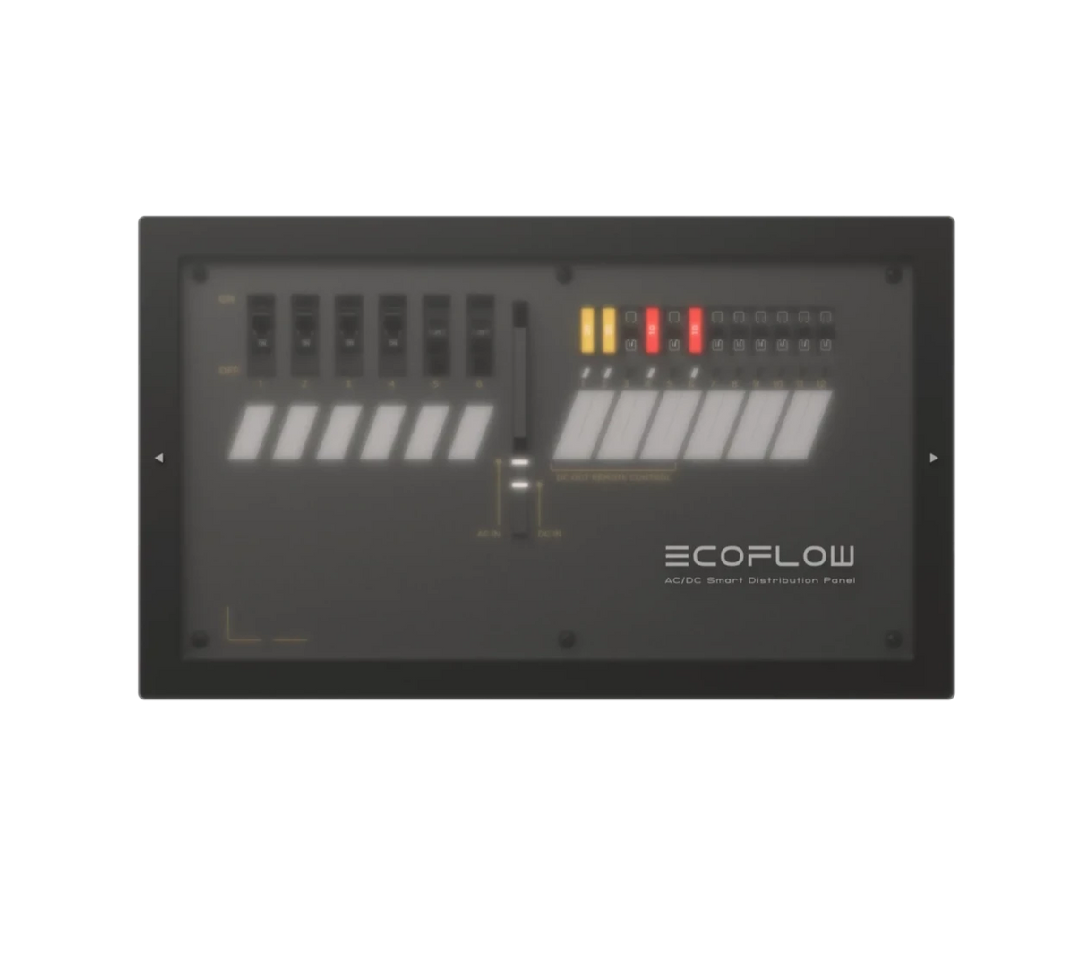 EcoFlow AC/DC Distribution Panel (Front) - Campervan HQ
