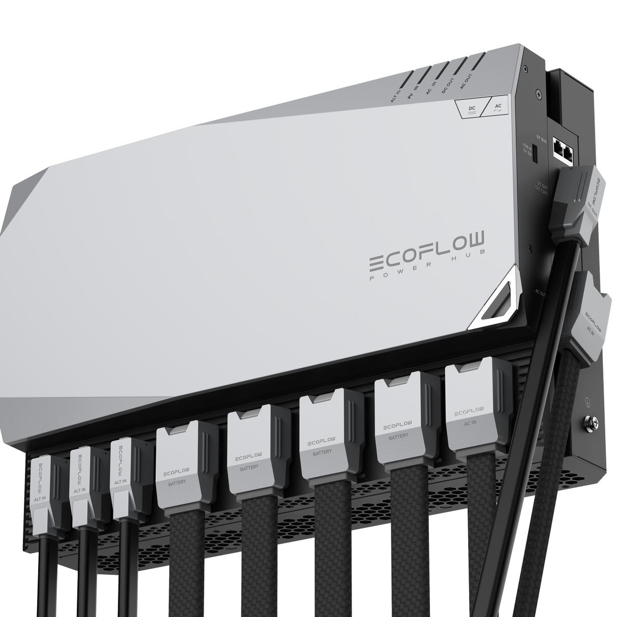 ecoflow 5kva power kit power hub cables front