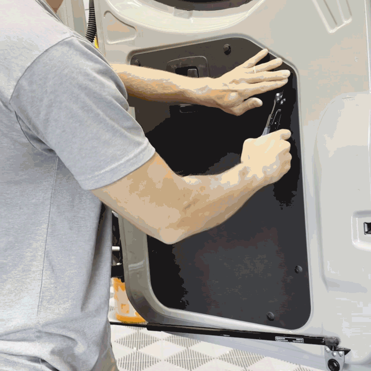 VanEssential Mercedes Sprinter Lower Rear Door Storage Panels (Pair)