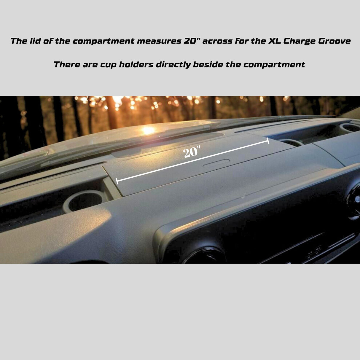 TERRA X Mercedes Sprinter Dash Console Cable Organizer - CHARGE GROOVE