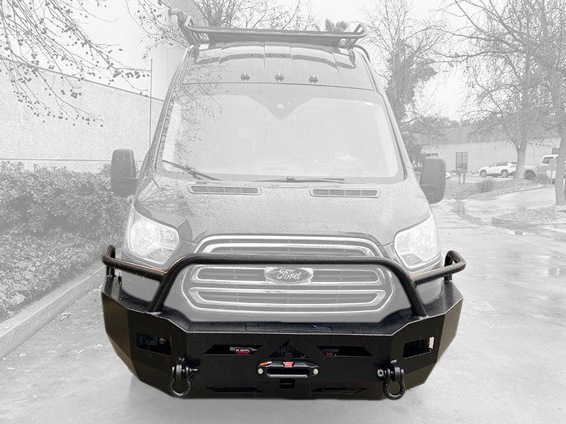 Aluminess 2015-2019 Ford Transit Front Winch Bumper