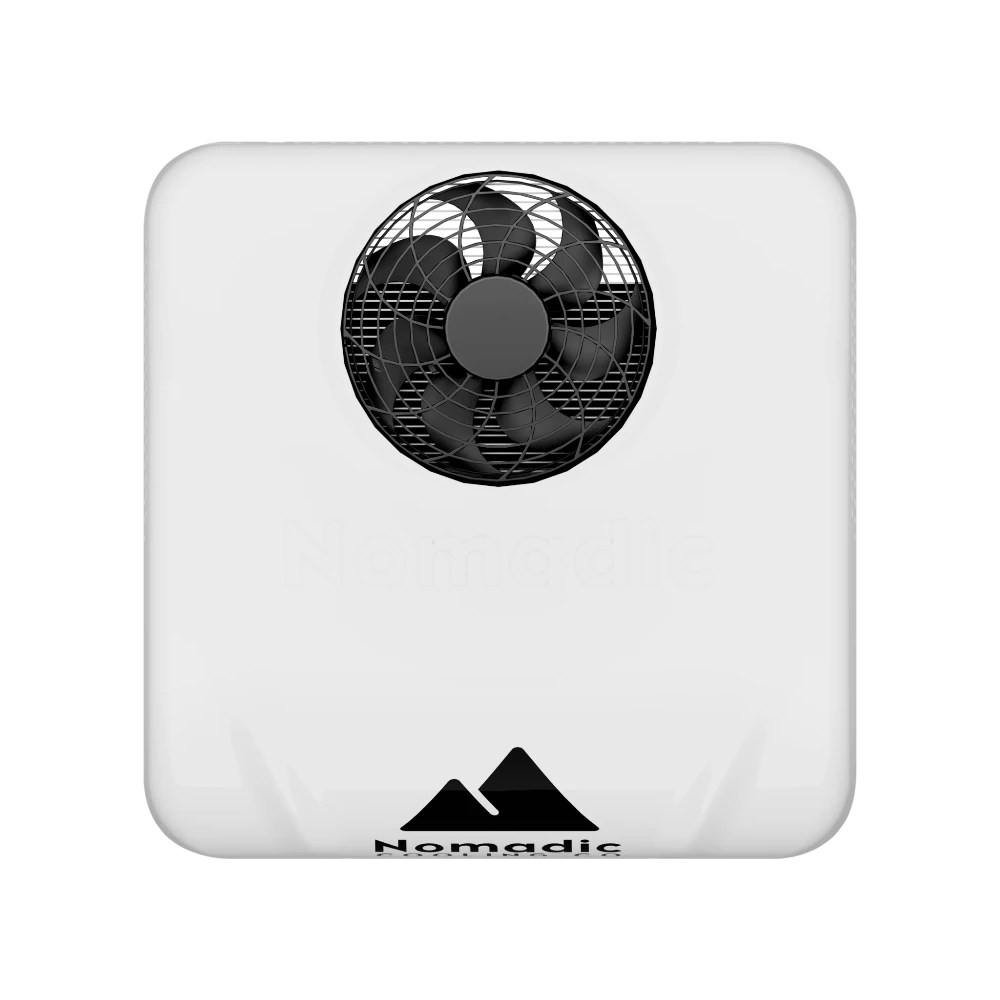 Nomadic Cooling X3 RV Air Conditioner (12/24/48V)_White - Top View - Campervan HQ