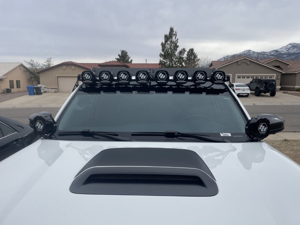 Baja Designs LP4 Single Rock Guard (Installed) - Campervan HQ