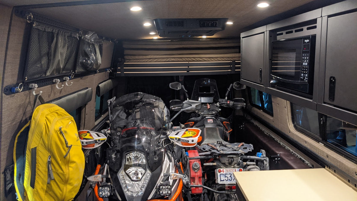 RB Components Adjustable Panel Bed Upper Storage Brackets