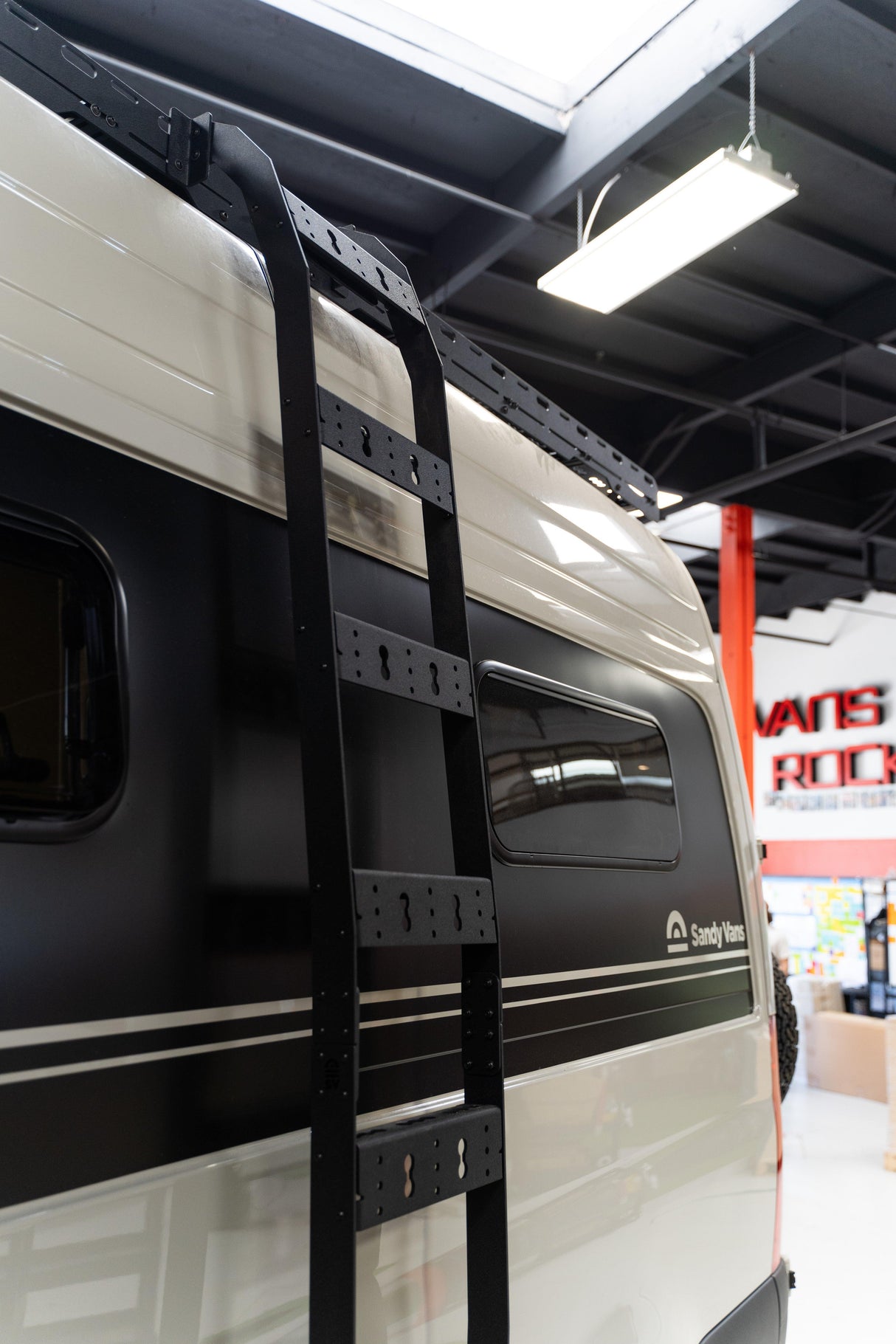 Sandy Vans Mercedes Sprinter Side Ladder