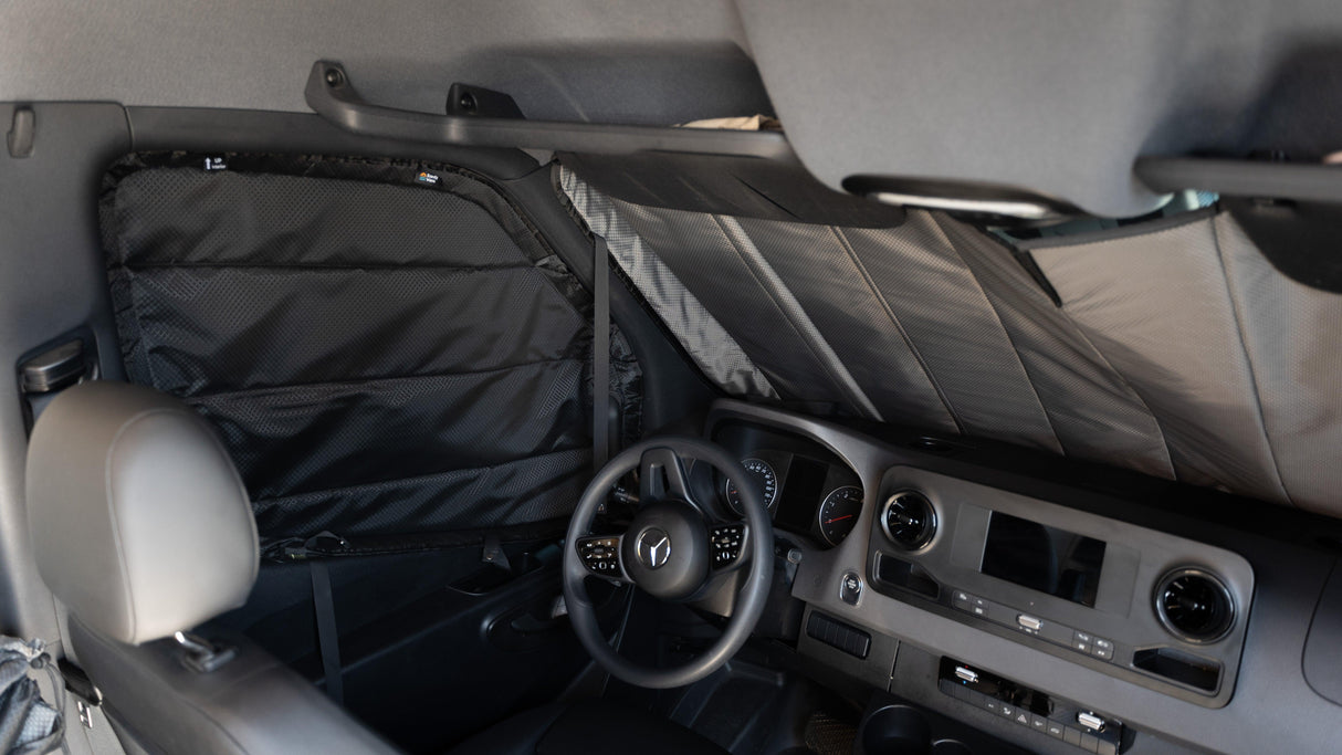 Sandy Vans Mercedes Sprinter Front Cab Window Covers Bundle