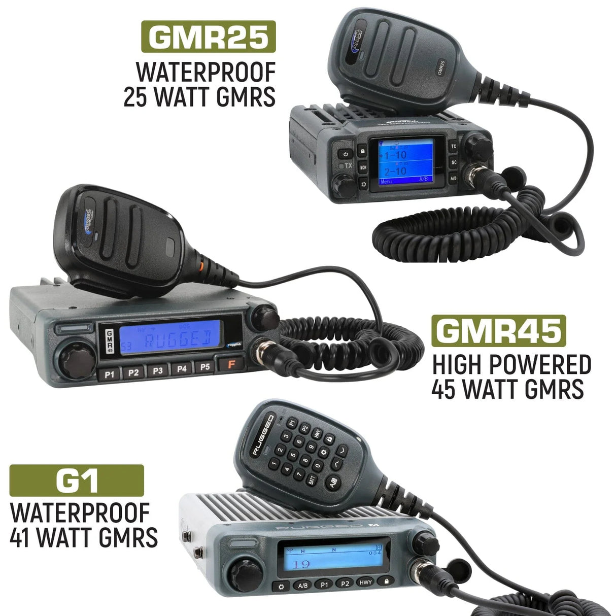 Rugged Radios 2007+ Mercedes Sprinter Radio Kit - G1 41 Waterproof Mobile Radio (25 Watt)
