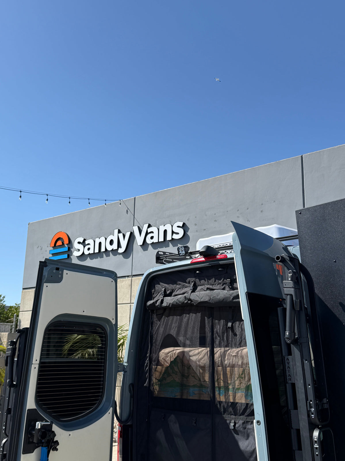Sandy Vans Mercedes Sprinter Rear Door Bug Screen