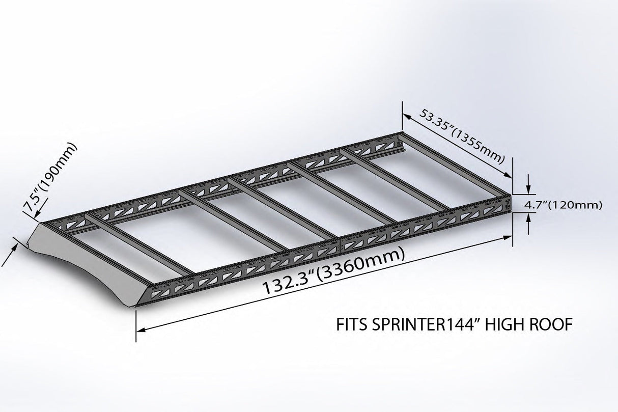 Tec Vanlife 2007+ Mercedes Sprinter Roof Rack