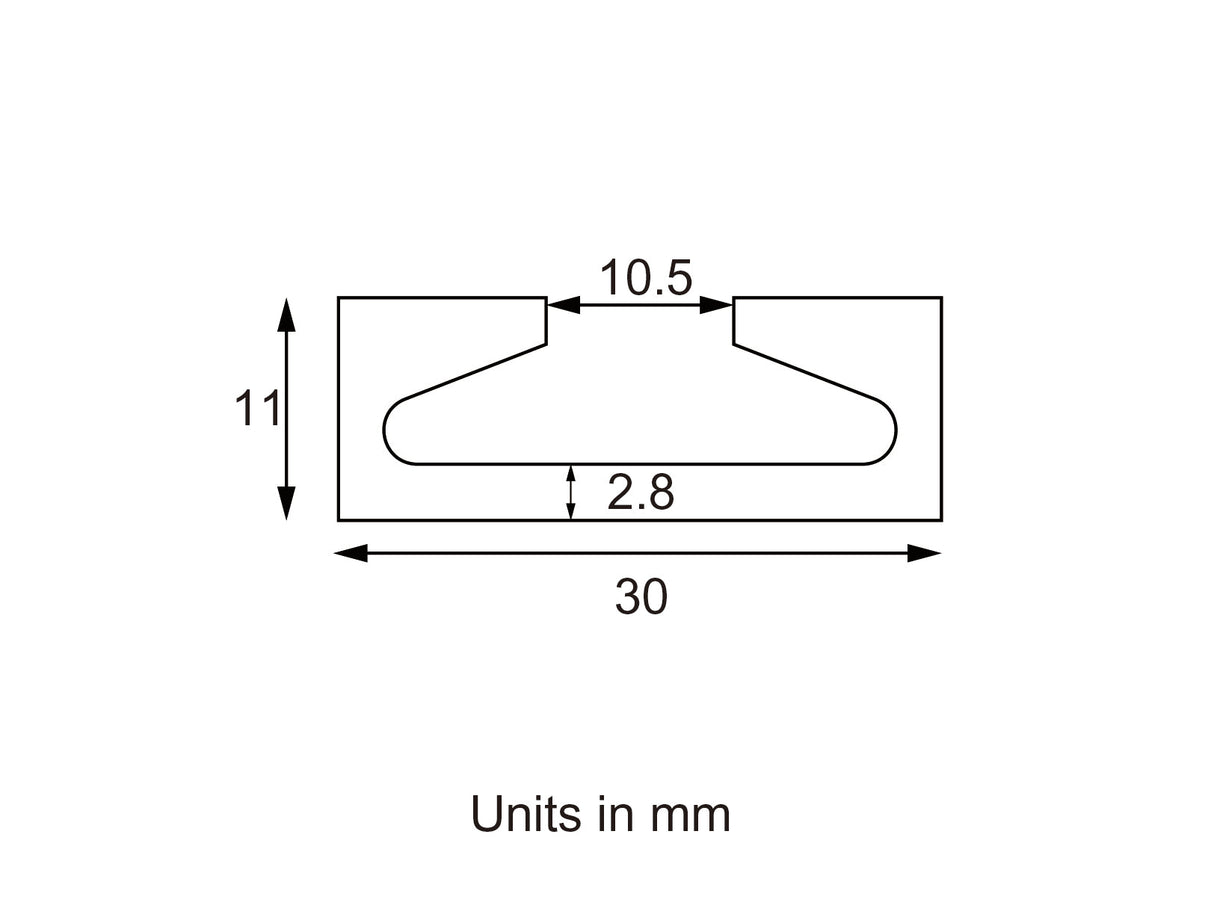 Tec Vanlife Square Surface Mount L Track