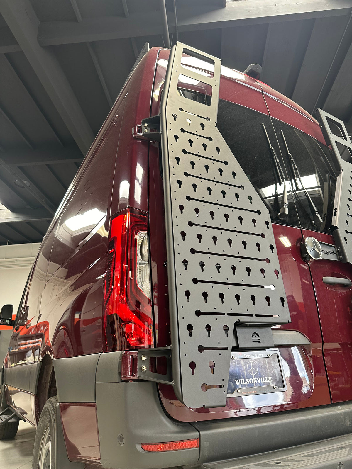 Sandy Vans Mercedes Sprinter Port Rack
