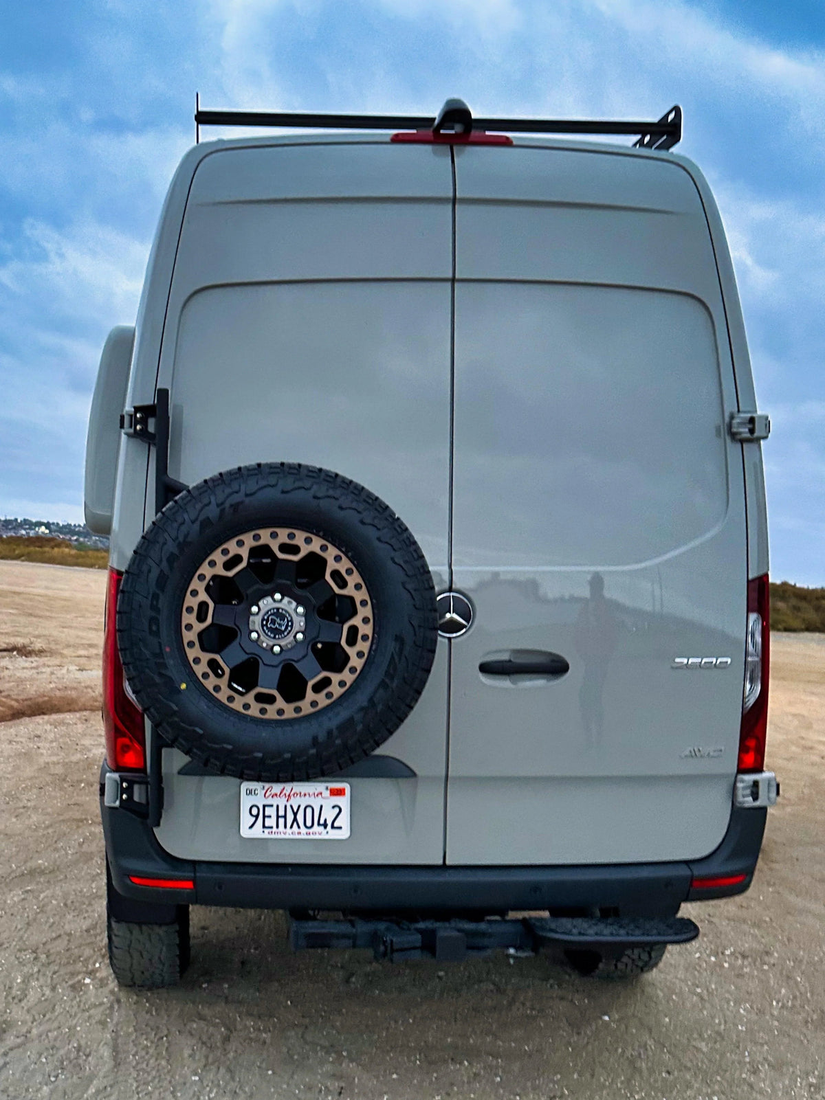 Sandy Vans Spare Tire Bracket