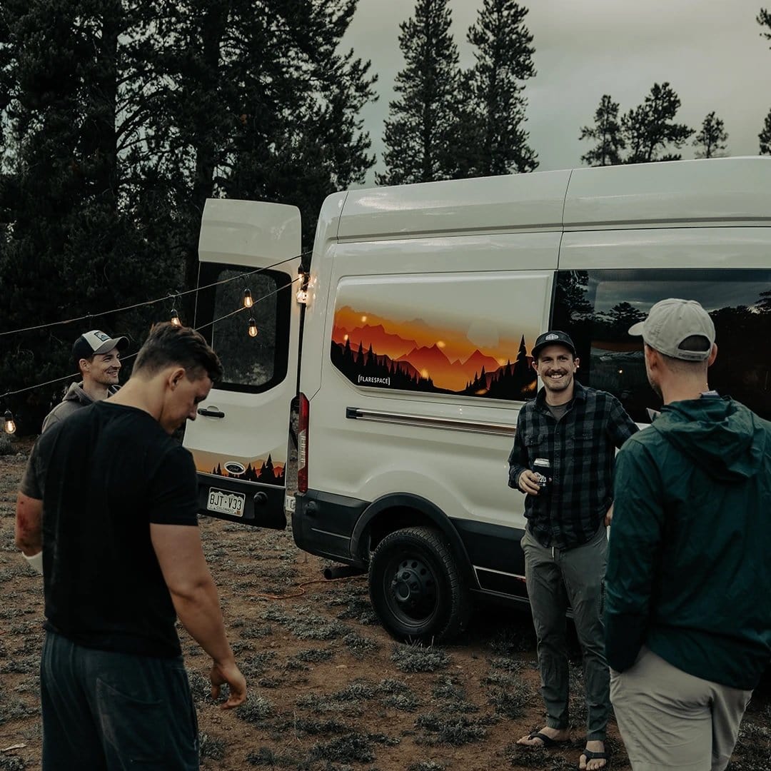 Flarespace Ford Transit Campervan Body Flares (148"WB)_In the Camp - Campervan HQ